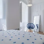 Blue Tiles In Center