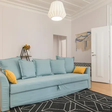 公寓 Blue Tiles In Center *